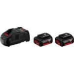 Bosch StarterKit 18V, 6.0 Ah (2 Batteries + …