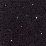 Polished Quartz Worktop (280.0×63.0x1.80)cm, Star Black