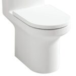 Alma: WC Pan, P-Trap, Rimless, White