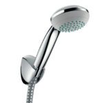 Crometta 85 Porter Shower Kit+Hose, Chrome Plated