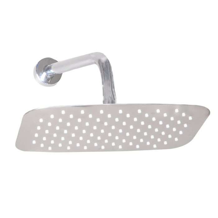 CSHRSJIZZ19_NA_1.jpg Tapis 12” Rectangle Air Rain Shower Head With Nozzle And 12L/Min Flow Regulator ; Φ300x200x2mm SS - Image 1