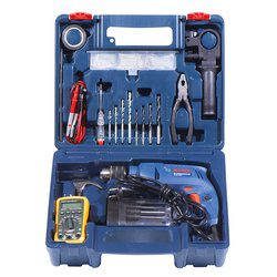dbc96260c834dd89c0f3466f31beef8e.jpg Bosch Electrician's Kit with Impact Drill (77 pc) - Image 1