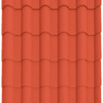 Elegantile 28G Tile Red Textured Roofing Sheet