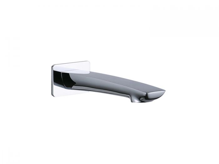 m505076.jpg Navona Dado Square-Top Chrome Wall Spout - Image 1