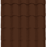 Orientile 28G Brick Red Textured Roofing Sheet