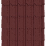 Versatile 28G Maroon Textured Roofing Sheet