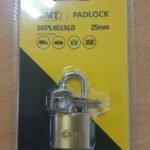 Long Shackle Padlock Chrome Plated 25MM