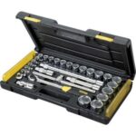 STANLEY 1/2" DR. SOCKET SET 29-PCS 10-32MM MICROTOUGH