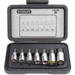 STANLEY 1/2" DR. HEX BIT SOCKET SHORT ARM 7-PCS 6-19MM