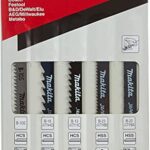 Makita Jigsaw Blade 5pc Set