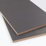 Mdf Laminated Board Dark Grey 8 Ft X 4 Ft X 18 Mm