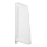 Tapis: Ceramic Urinal Divider With Installation Kit, White