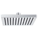 Tapis: Square Rain Shower Head; (20x20x1.5)cm, ABS/Chrome Plated
