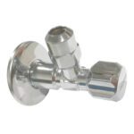 Tapis: Fanski Angle Valve; (1/2 x 3/8)inch, Brass/ABS