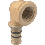 Geberit Mepla: Female Threaded Elbow Adapter 90deg CW617N; 20mmx1/2”