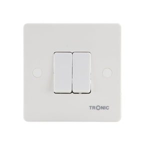 TRK5121_290x.jpg Slim 2 Gang 1 Way Switch - Image 1