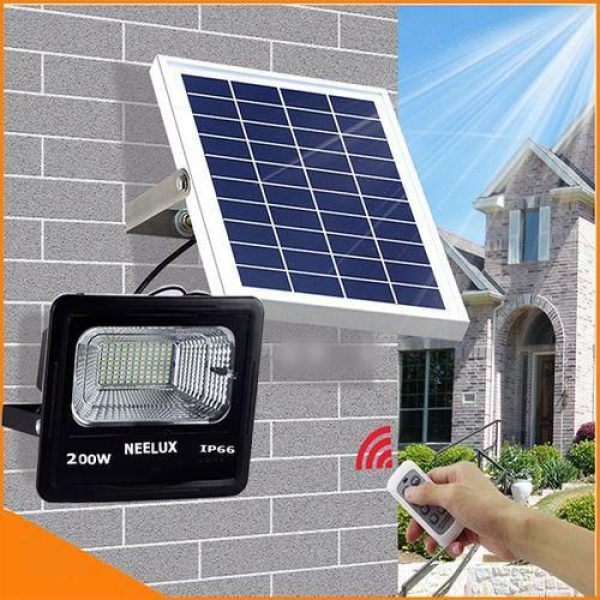 167291cd20fcff110d26cf37b280d2248b811cb4-600x600-1.jpg Neelux 200 Watt Solar LED Floodlight - Image 1