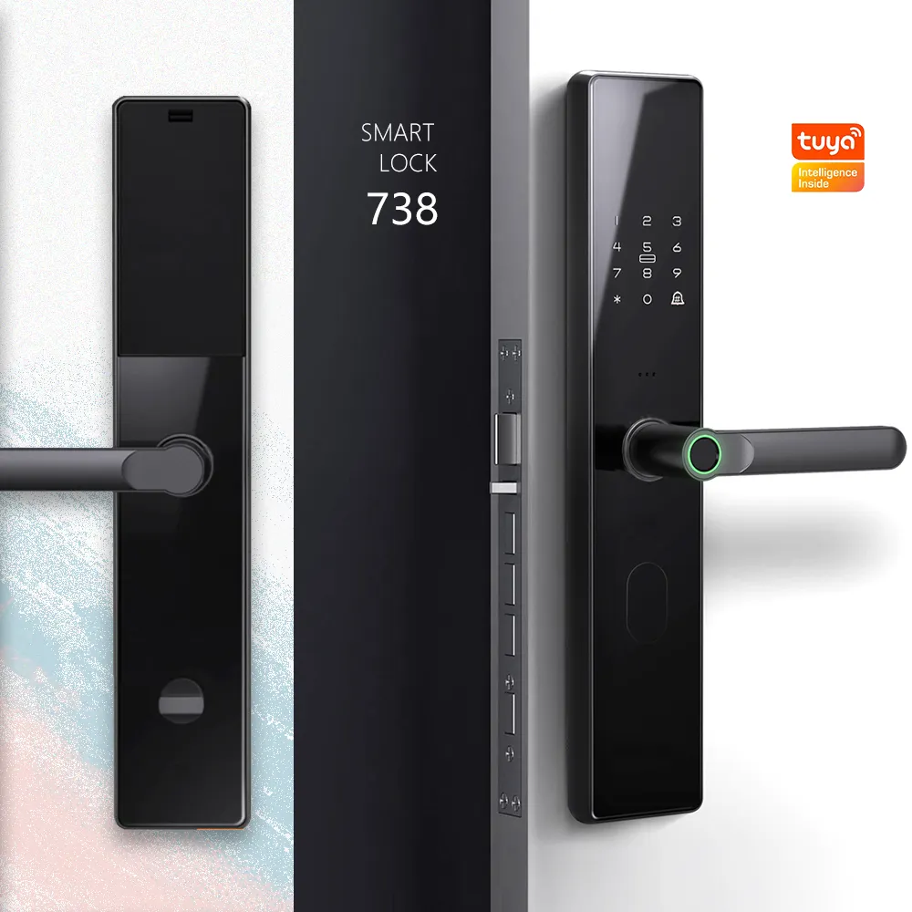 H06f6719a90714925b02b6fa2a6486064b.webp Eseye OEM Smart Home Tuya TTlock APP WiFi Control Smart Digital with Doorbell - Image 1