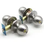 Factory Stainless steel Entry Privacy Passage 587 Hotel Round Knob  cylindrical ball  handle tubular knob