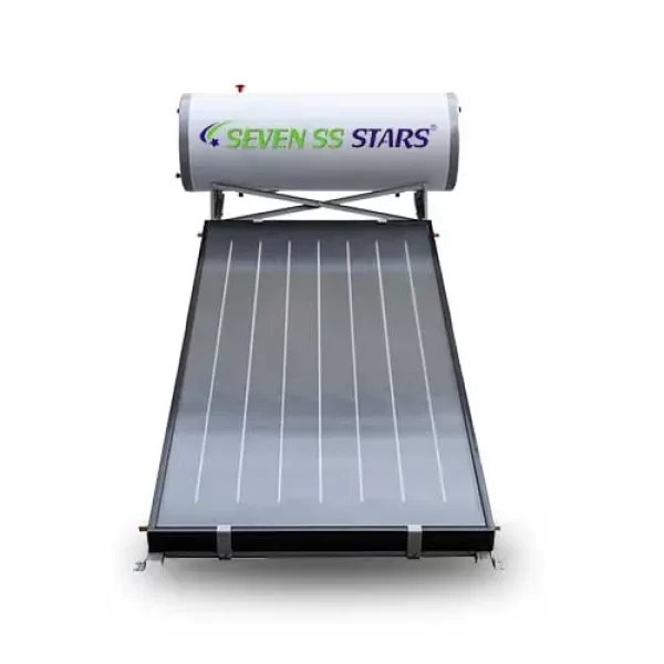 Seven-SS-Stars-200-Liters-flat-plate-solar-water-heater-600x600-1.webp 200 Liters Seven SS Stars Pressurized Flat Panel Solar... - Image 1