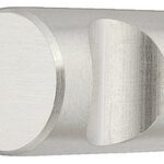 Furniture knob, stainless steel, cylindrical,