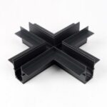 Cross Track Connector 200x200mm Black L20-F2-X