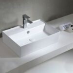 Tapis: Countertop Washbasin; (59.5×40.0x15.5)cm, White Glossy