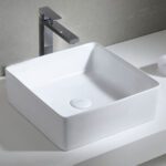 Tapis: Countertop Washbasin; (39x39x13)cm, White
